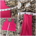 Aeropostale Vintage Y2K Pink Ribbed Crop Tank Top Balletcore Boho Beach Hippie S Photo 5