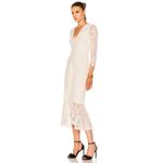 Alexis Off white lace midi Nadege Mermaid bride dress size small Photo 4