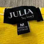 Julia by love J Floral Cropped Yellow Tee Photo 5