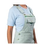 Liberty Womens‎ Washed Duck Bib Overalls XL Frosted Sage Triple Stitched Green Photo 1