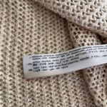 ZARA Beige Crochet Macrame Open Knit Long Sleeveless Maxi Coverup Dress Size S Photo 8