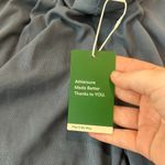 Halara  NWT Flex High Waisted Pocket Wide Leg Waffle Pants Blue Q46 Photo 6