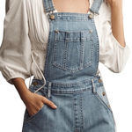 Pilcro x Anthropologie Denim Micro Overalls -Sz 10 Photo 0