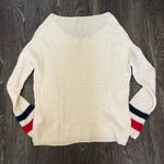 Brandy Melville  Jersey Knit Sweater Top V-Neck Photo 6