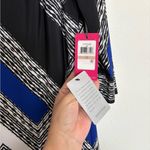Vince Camuto 🚨 Blue and Black Sheath Dress 3/4 Sleeve Crew Neck size 12 NWT🚨 Photo 1