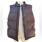 J.Crew  Women's Large Brown  80% Down Fill‎ Insulated Pockets  Puffer Vest Photo 5
