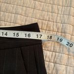 Banana Republic  Martin fit vtg Y2K dark gray pin striped wide trousers pants 10​ Photo 9