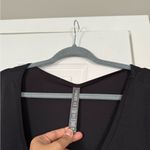 Vuori  Super Soft Half Sleeve Full Length Drawstring Black Jumpsuit Loungewear Photo 1