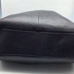 Coach black leather three compartment shoulder bag Photo 8