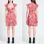 Stella McCartney Fungi Forest Ruffled Silk Cotton-Blend Organza Dress Size 44 IT Photo 14