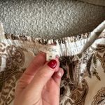 Pilcro Corduroy Long Sleeve Neutral Pattern Mini Dress  Photo 8