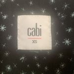 CAbi Astral Blouse, Navy Blue Sleeveless Top, Star Print Button Up, extra small Photo 3
