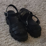 Black Women's Sandals Size 10 Photo 0