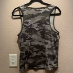 Lucky Brand  Women’s Camouflage Green Soft Loungewear Tank Top Size Medium Photo 5