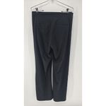 Athleta  Womens 4 Black Tribeca Wide Leg‎ Crop Side Zip High Waisted Pants Photo 2