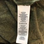 prAna  Cozy Up Skyland Dress Maxi Drop Waist Boat Neck Cargo Palms Olive Green M Photo 6