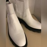 Ash women white leather master Chelsea boots US 10 Photo 5