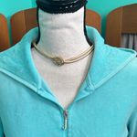 Juicy Couture Y2K Velour Aqua Zipper Hoodie Photo 4
