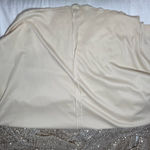 Oleg Cassini  Gold Sequin Gown Size 18W Half Sleeve Dress Plus Size Lined Holiday Photo 9