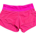 Lululemon  Hot Pink Speed Shorts Size 4 Photo 0