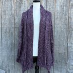 NWT FYLO Woman’s XXL Deep Purple Multi Colored Knit Cardigan Business Casual Fun Photo 5