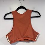 Adidas Orange  keyhole crop tank top Photo 2