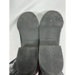 Cole Haan Womans Riding Boots Tall 7 B Black Full Zip Textured Elastic Accent Photo 7