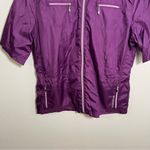Storm Pack Short Sleeve Windbreaker Jacket Purple M Size M Photo 2