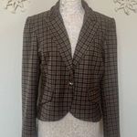 Rachel Zoe Brown Plaid Blazer Photo 0