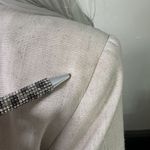 Pendleton Vtg Linen Mix Blazer Jacket 6 Beige Country Western Office Capsule USA Photo 3