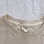 MAREA by Liz Joy Cream Graphic Cropped Pullover Sweater XS White Photo 3