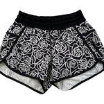 Lululemon  black & white pattern athletic shorts size 4 Photo 0