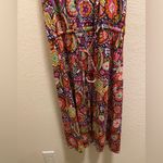 Laundry by Shelli Segal  Rose Violet MultiColor Knee Length Dress Size M NEW Photo 4