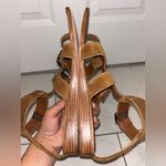 Bernardo  Tan Suede and Leather Buckle Sandals Photo 5