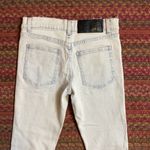 Cheap Monday  LIGHT WASH RIPPED KNEE SKINNY JEANS Photo 3