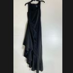 Black Halo  eve jewel ruffled asymmetrical square neck gown Photo 6