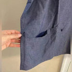 Cuddl Duds  scrubs top navy double pockets v neck. 3X. NWT Photo 2