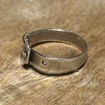 Sterling Silver Vintage Bucko Pat Pend Buckle 925  Ring Photo 6