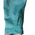 Lucy Long Sleeve Shirt Top Open Back Women’s Size XS Teal Blue Thumbholes Photo 3