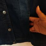 Avenue  denim dark wash long sleeve jacket Photo 5