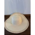 H by Halston Halston Natural Straw SunHat One Size Tortoise/Rope Accent Polyester/Paper Blend Photo 2