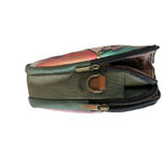 Anuschka Anna by Stained Glass Butterfly Hand-Painted Leather Large Satchel Photo 3