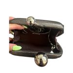 Diane Von Furstenberg  DVF Silver Metallic Minaudiere Clutch Cocktail Bag Photo 3