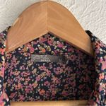 prAna  Iguala Floral Print Button Up Top Sz Medium Photo 2