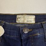 Free People Denim Skinny Jeans Dark Wash Mid Rise Stretch Distressed 29"β # Photo 6