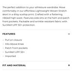 Talbots Athleisure stretch skort Photo 3