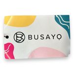 BUSAYO Tomi Green and White Abstract Printed Ruffle Maxi Dress Size M Size M Photo 4