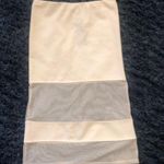 PENCIL skirt. Ivory and sheer size small. NWOT Photo 0