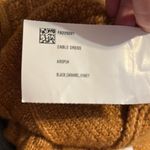 525 America  Airspun Cable Knit Sweater Dress NWT Honey‎ Caramel Photo 13