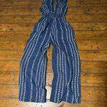 Japna  jumpsuit blue with wide‎ legs buttons XS Photo 1